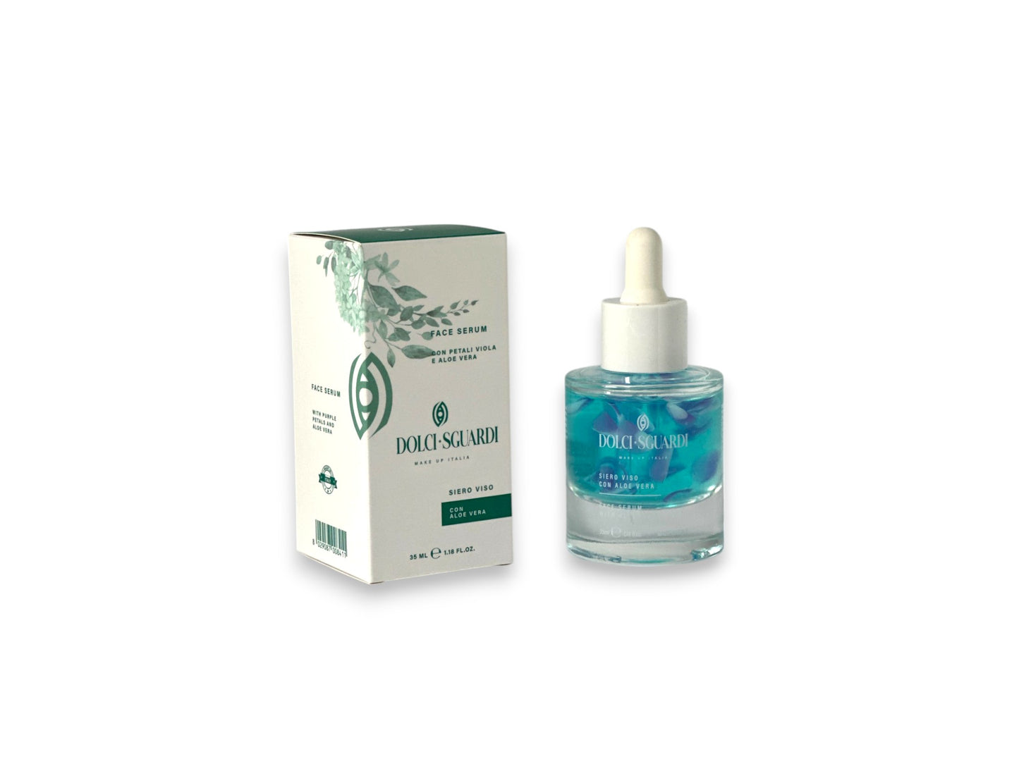 Siero Viso con Aloe Vera & Petali di Rosa – 35 ml