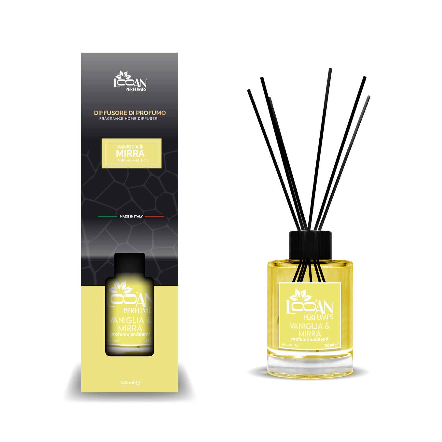 Profumatore ambiente Vaniglia e Mirra - 140 ml