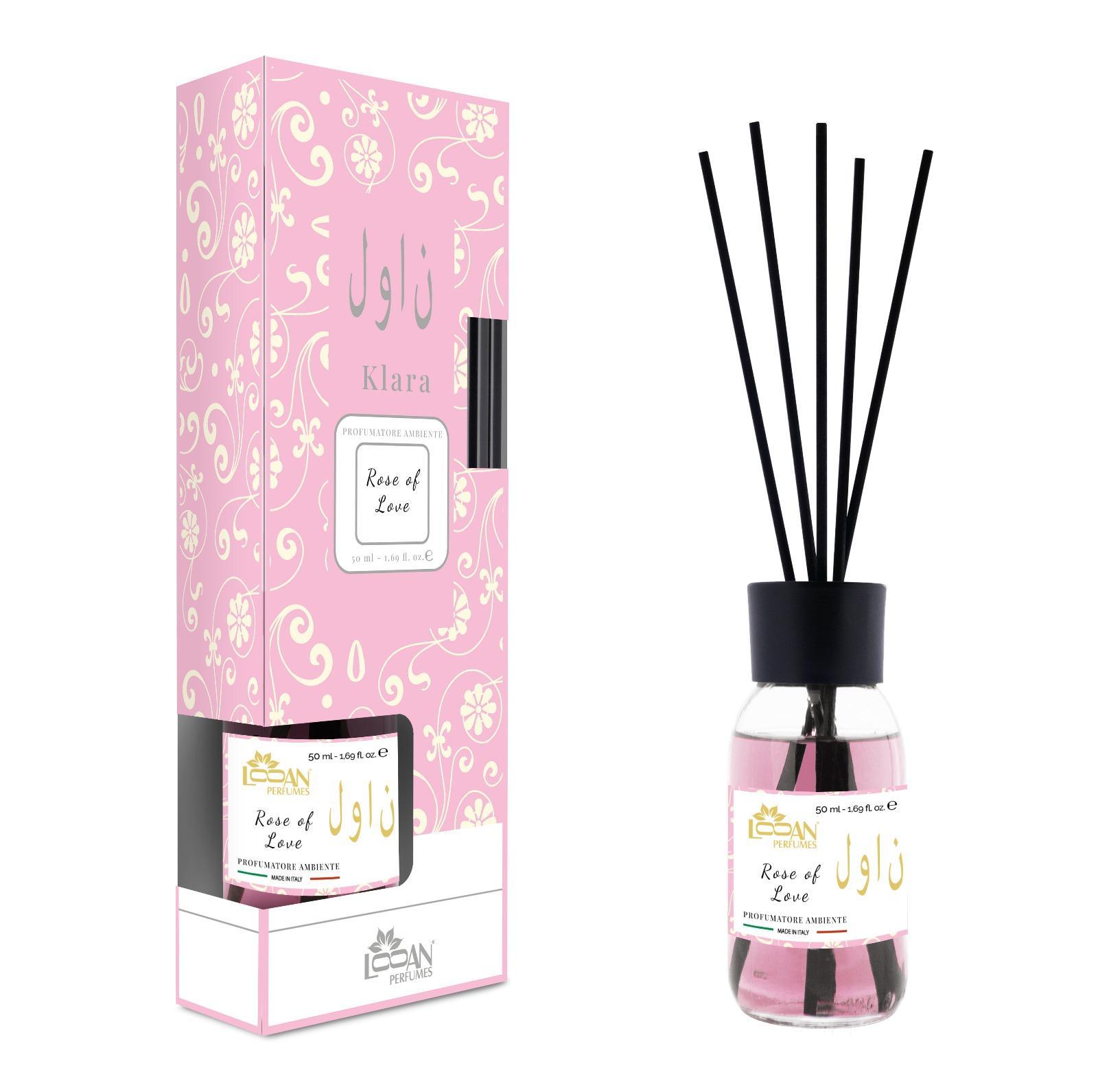 Profumatore ambiente KLARA- Rose of love  50ml