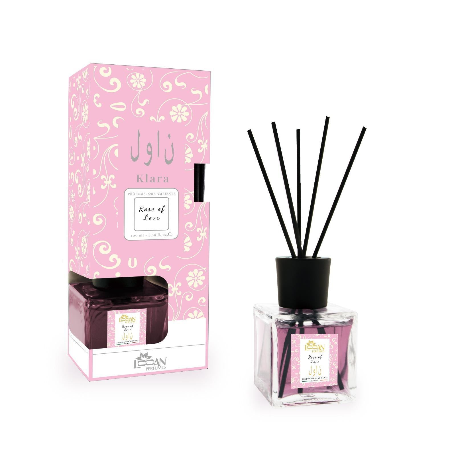 Profumatore ambiente KLARA- Rose of love  100ml