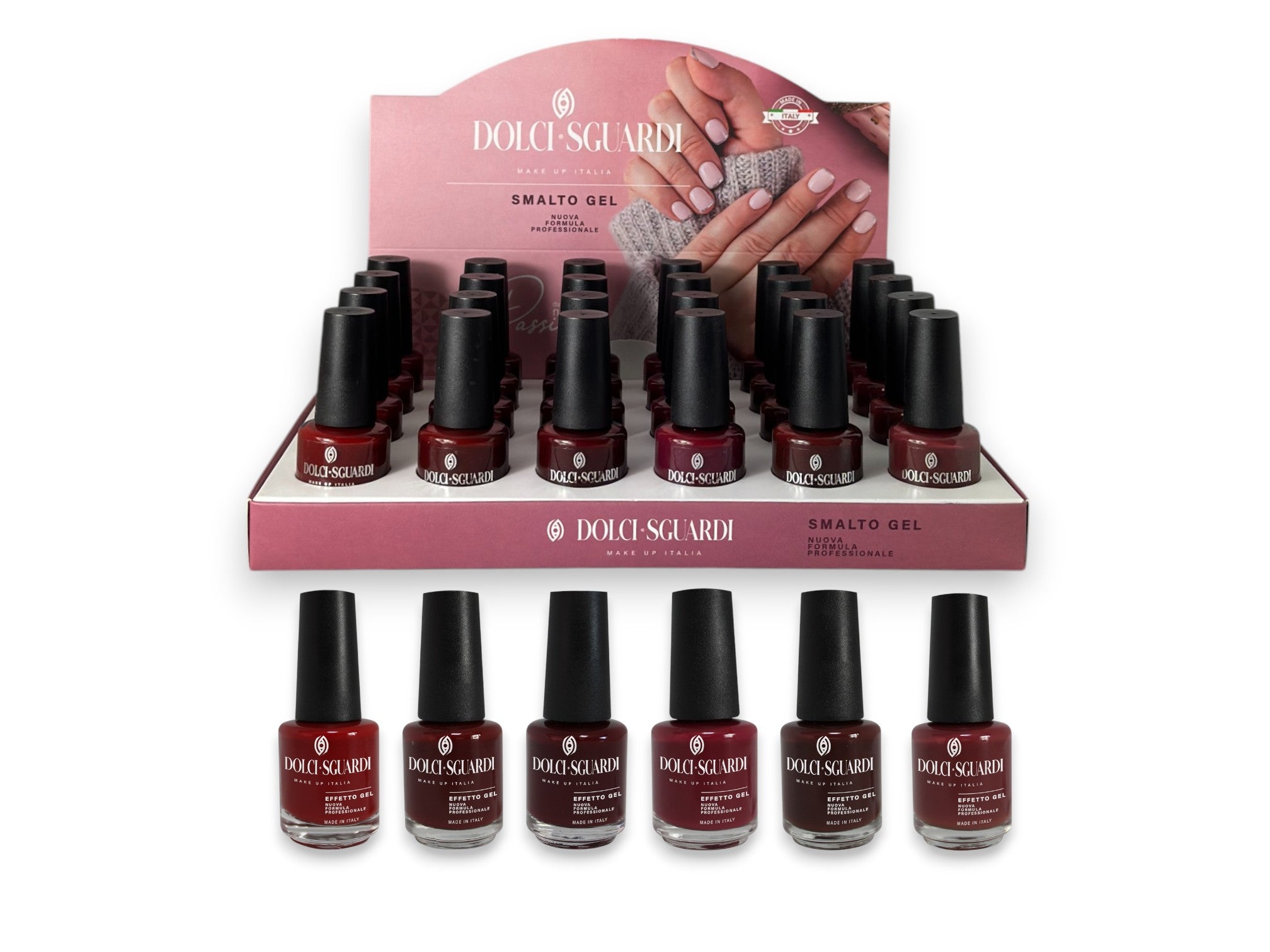 Ensemble de 24 pièces - Bordeaux foncé